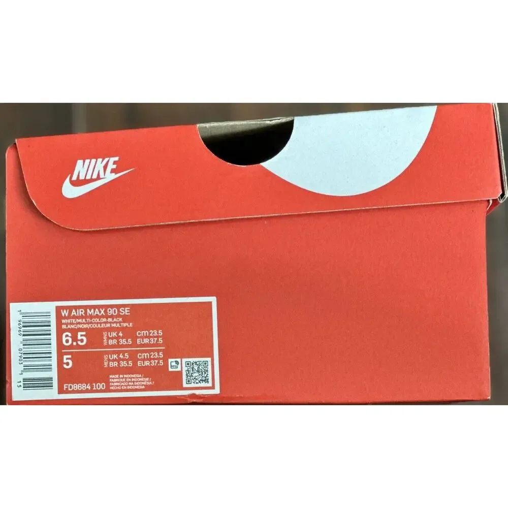 NEW Nike Air Max 90 SE Dance White Iridescent FD8684-100 Women Size Multi